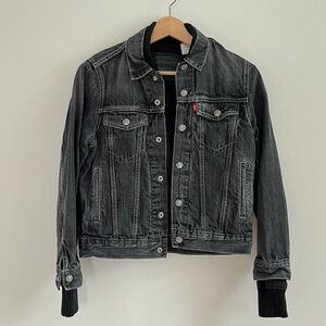 Levi’s Grey Denim Lined Jean Jacket